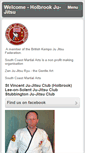 Mobile Screenshot of holbrookjujitsu.co.uk